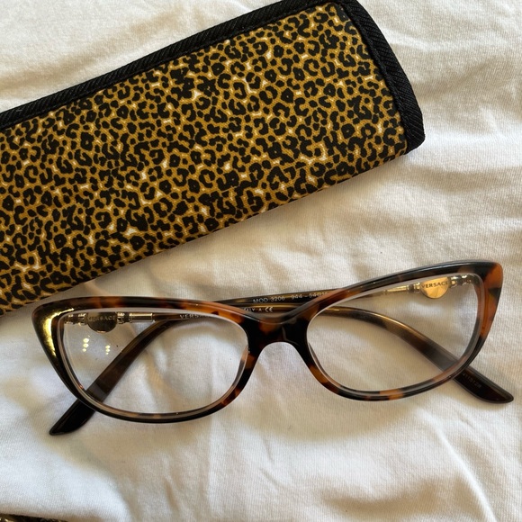 VERSACE TORTOISE SHELL FRAMES, with lens, excellent condition like new ITALY - Picture 7 of 7